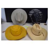 Four Cowboy Hats