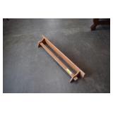 Wall Hanging Shelf w/ Blanket Hanger 42in