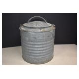 Vintage Galvanized Water Cooler, No Spigot