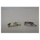 Lot Of 2 Stainless Steel Pocket Knives