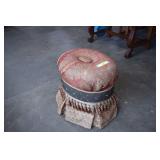 Short Cushioned Accent Stool
