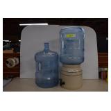 Ceramic Water Dispenser w/ 2 Jugs