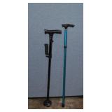 Lot 2 Adjustable Walking Canes