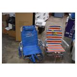 Two Tommy Bahama Beach Chairs. Very Good Condition