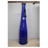 Tall Hand Made In Spain Flashed Glass Blue