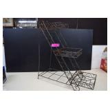 Vintage Folding Metal Plant Stand