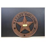 Harley Davidson Metal Star Wall Hanging