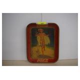 1937 Coca Cola Running Girl Tray