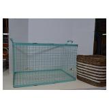 Lot Storage Baskets,  LG Metal &  Basket Weave