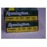 2-Boxes Of Remington 12 Gauge Slugger Rifled Slugs