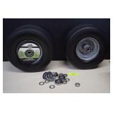Two Zero Turn Mower Wheels. New