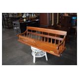 Antique Wooden Outdoor 'Nanny Swing'