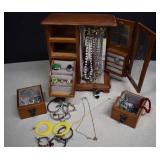 Jewelry Box Full Of Costume Jewelry
