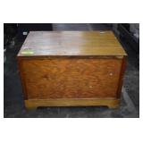 Wood Chest With Hinged Top,25x17