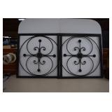 Ornate Wall Hanging Decoration Pair