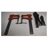 Vtg. Stanley Bar Clamps & Vise-Grip Locking Pliers