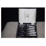 Samuel Peace Six Fruit Forks w/ MOP Handles