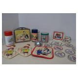 Vintage Lot Raggedy Ann Lunch Box, 2 Thermos MORE