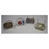 Four Nice Belt Buckles