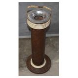 Vintage Standing Metal Ashtray