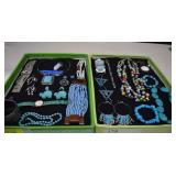 Turquoise Colored Southwest Style Fashion Jewelry