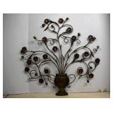 Metal Floral Wall Art