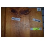3 Garage Shelves w/ Brackets & Wood Rods