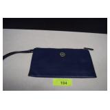 Michael Kors Navy Blue Leather Wristlet