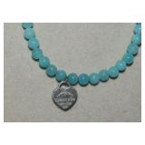 Sterling Heart Marked Tiffany & Co. Bracelet **