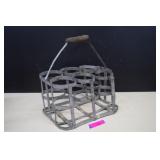Vintage Metal Bottle Carrier