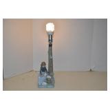 Vintage NAO By Lladro Porcelain Figural Lamp