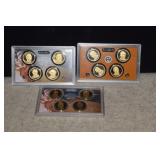 (12) U.S. Mint Presidential Proof Dollars in Cases