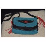 El Paso Saddleblanket Purse w/ Leather Fringe