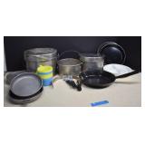 Lot Of Camping Supplies, Pots & Pans & More