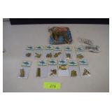 Dolla House Furniture Hinges & Minute Lamp Kit