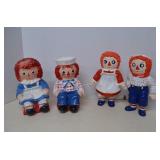 Vintage Raggedy Ann & Andy Coin Banks MORE