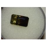 2.52ct Bi-Color Tourmaline Scissor Cut in Jar