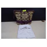 Coach Signature Tote Bag w/Monogram