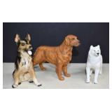 Vintage Dog Figurines,Porcelain & Andrea By Sadek