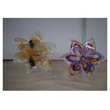 2 Nuova Cristalleria Arzanese Murano Styled Blown