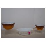 Lot Pyrex Casserole Dish & Bowls