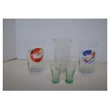 Vintage Lot Coke Cola Drinking Glasses &