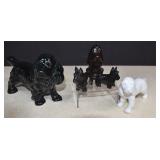 Vintage Dog Figurines ,Bone China & Ceramic