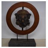 Large Table Top Indonesian  Elephant Decor - Small
