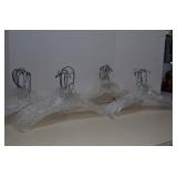 Lot 40 Clear Plastic Hangers