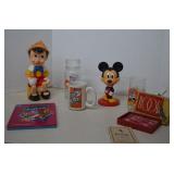 Vintage Misc Lot Mickey Mouse Bobble Head MORE