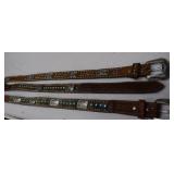 Three Very Nice Girls Size 22 & 26 Western Belts