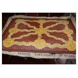 Authentic Aboriginal Art Piece Signed By Artist