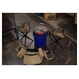 Camping Stools, Can Stool & Water Bottle Pack