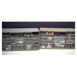 Two Organizers With Drawers,Contents Included